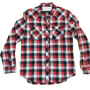 Men’s Plaid Casual Button Down Shirt
